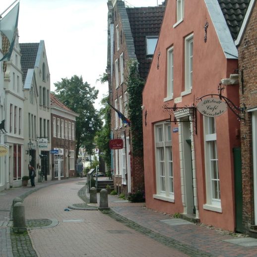Altstadt in Leer Ostfriesland Ferienhaus Amelsberg barrierefrei behindertengerecht